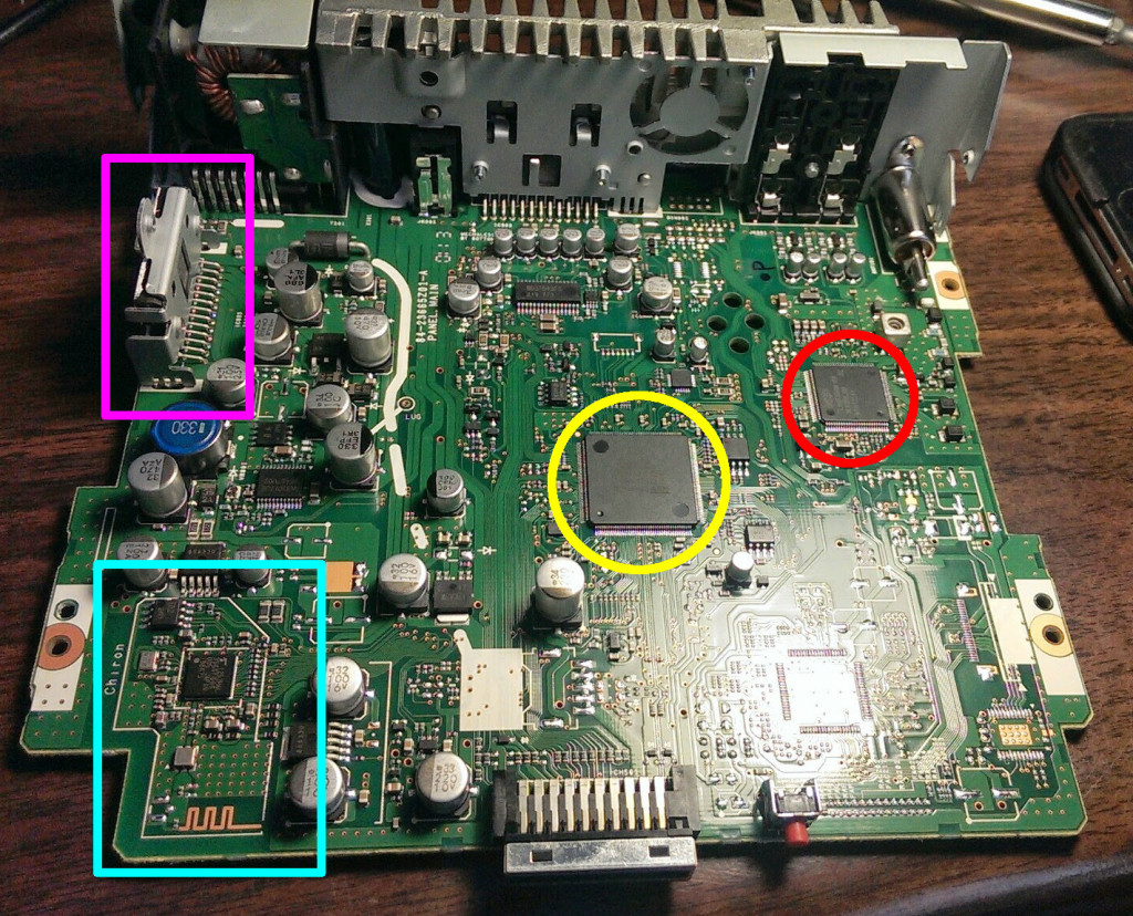 Alpine UTE-42BT Mainboard